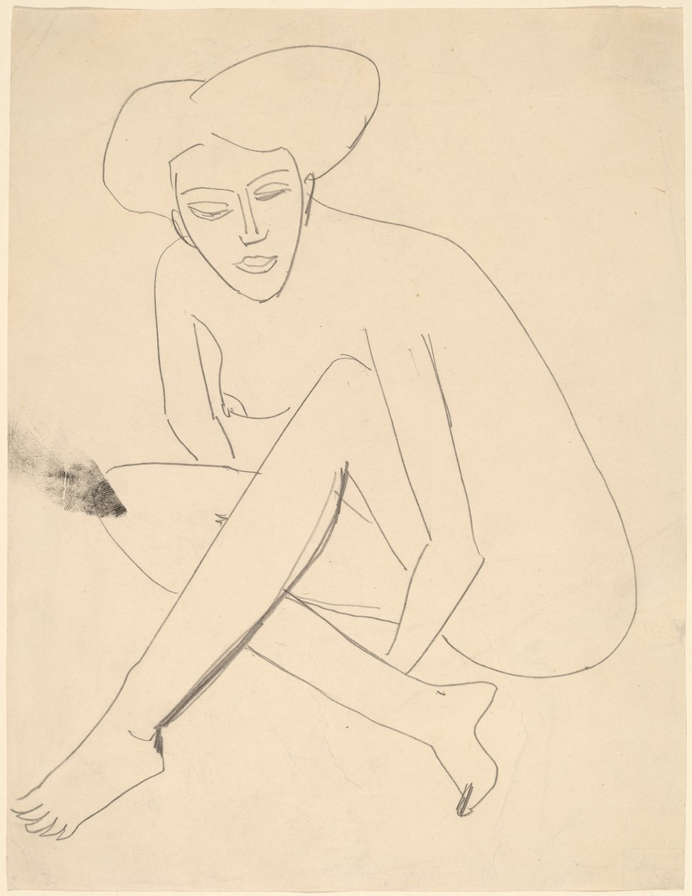 Dodo seduto da Ernst Ludwig Kirchner