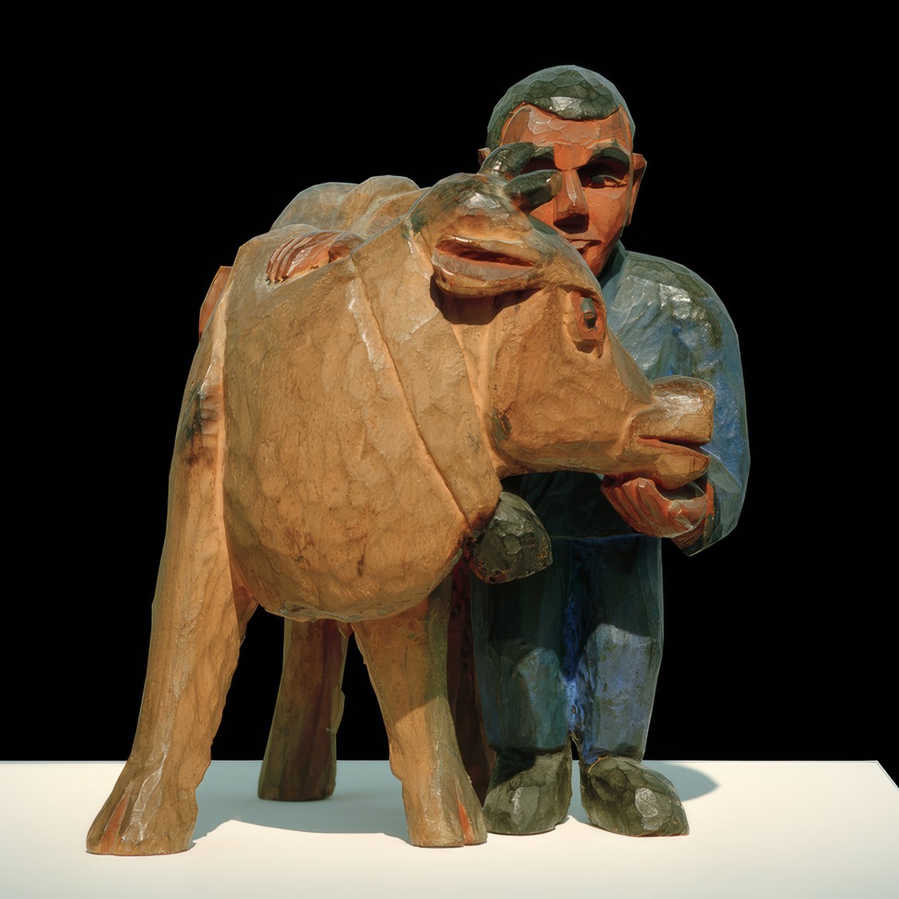 E. L. Kirchner, Contadino con mucca da Ernst Ludwig Kirchner