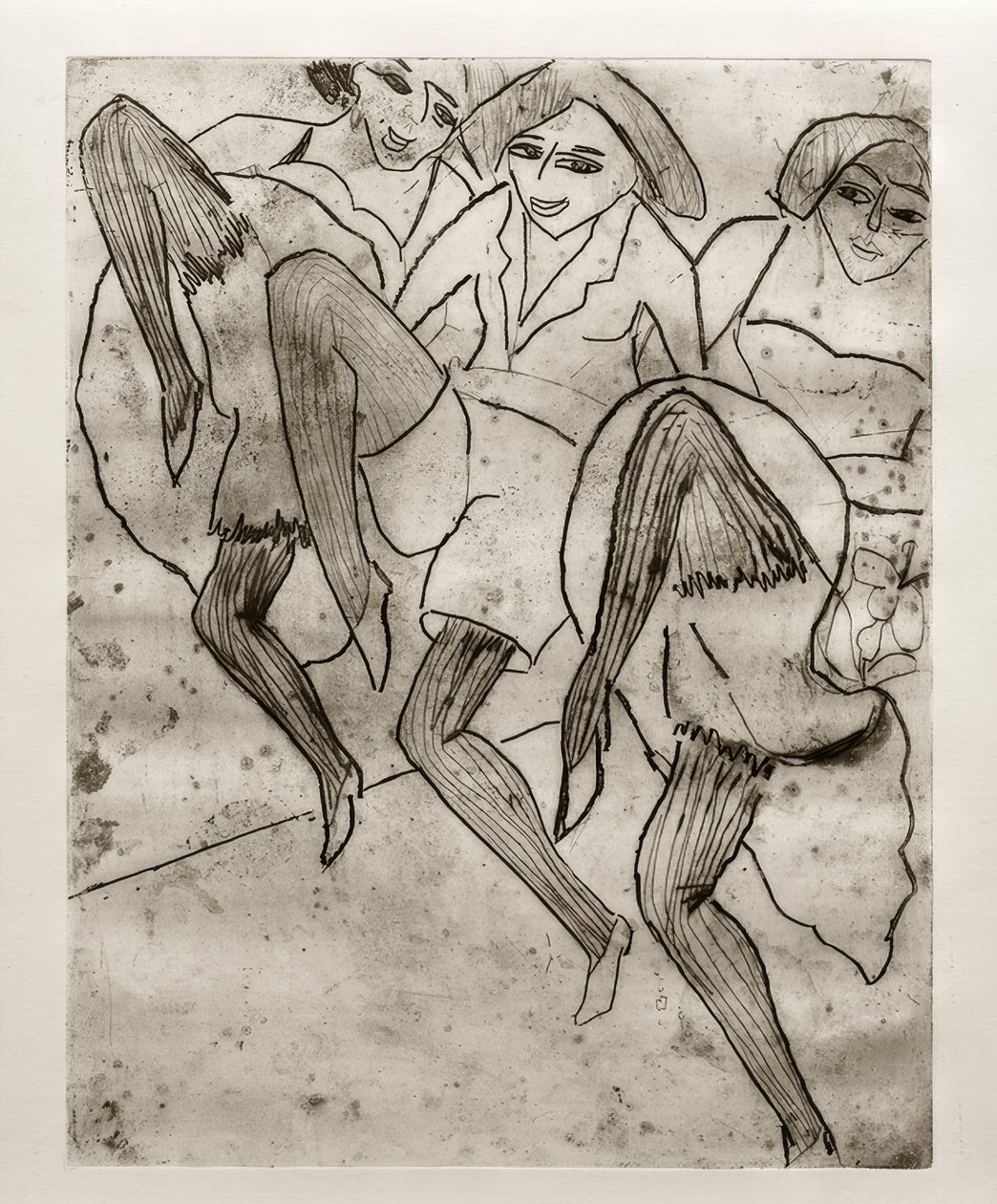 Ballerine di Amburgo da Ernst Ludwig Kirchner