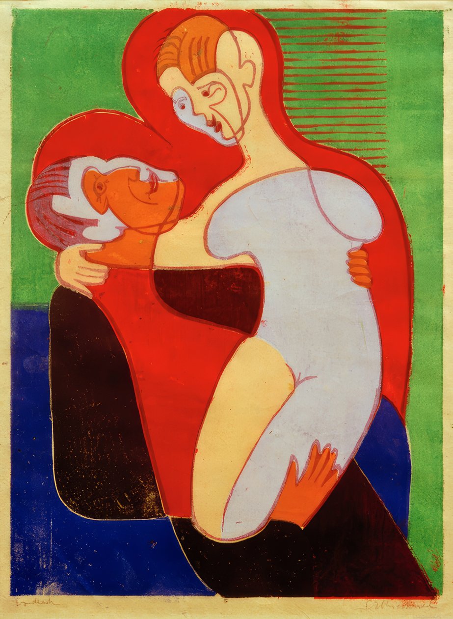 Coppia innamorata (Die Hembusse) da Ernst Ludwig Kirchner