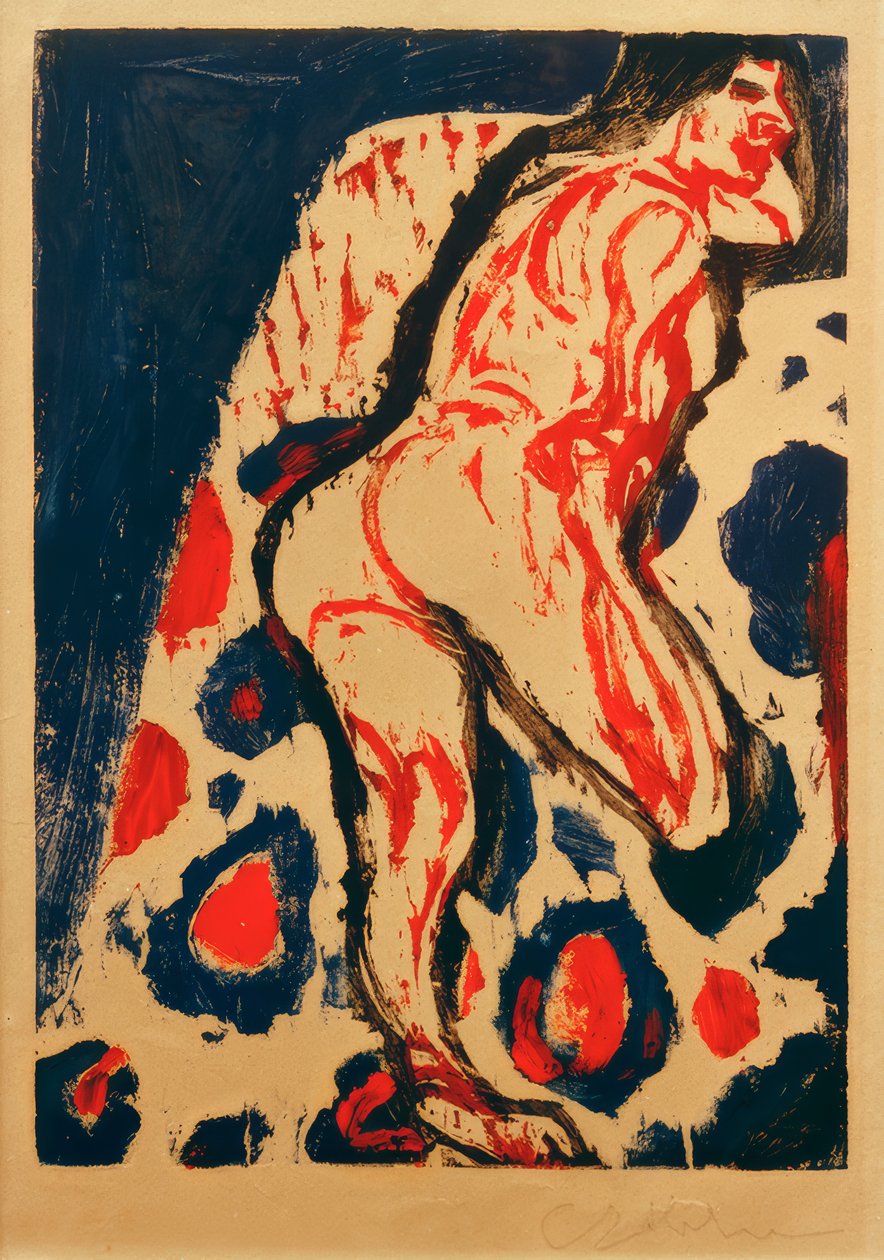 Nudo sdraiato da Ernst Ludwig Kirchner