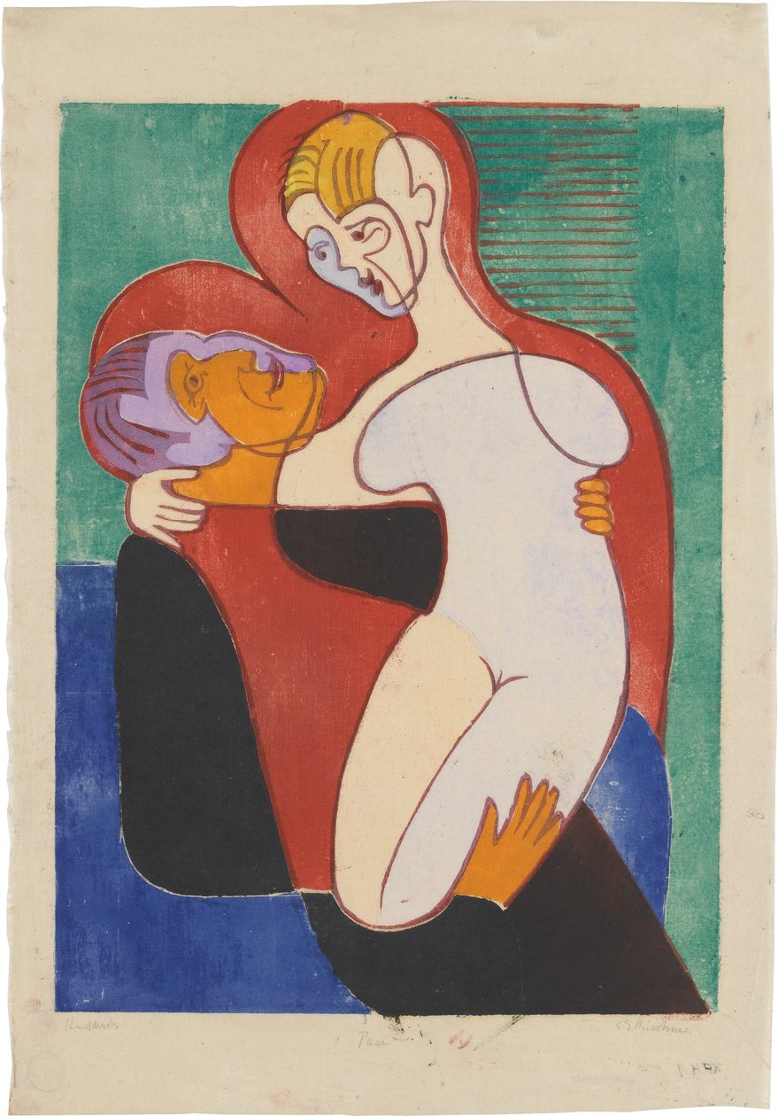 Elisabeth e Julius Hembus (Coppia di innamorati; Gli Hembus) da Ernst Ludwig Kirchner