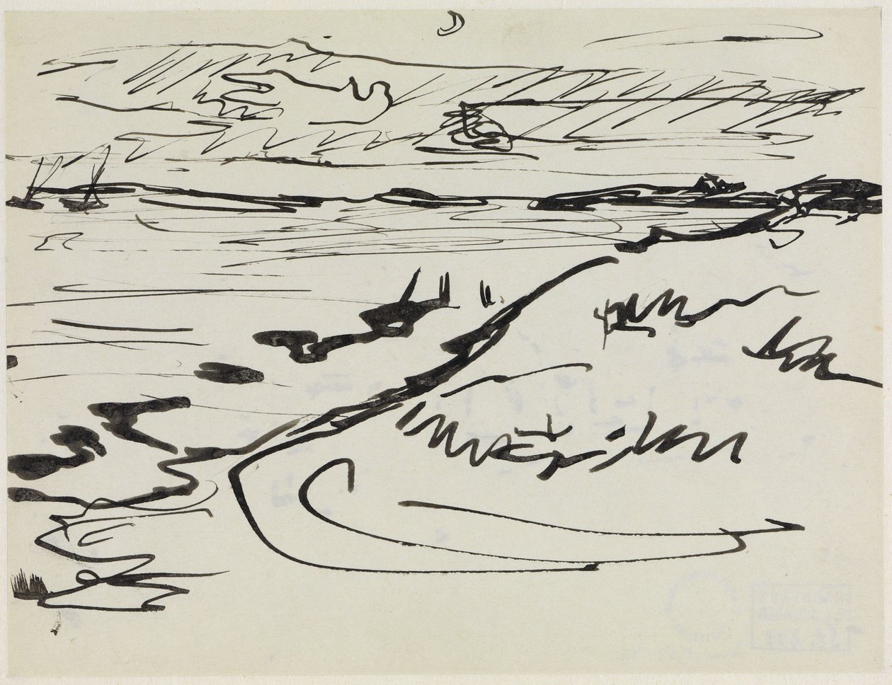 Costa di Fehmarn da Ernst Ludwig Kirchner