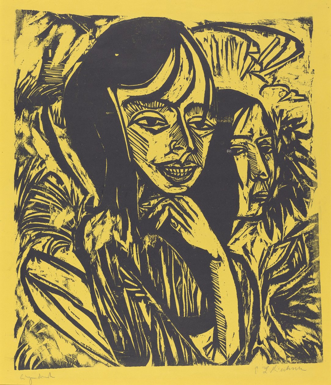 Ragazze di Fehmarn da Ernst Ludwig Kirchner