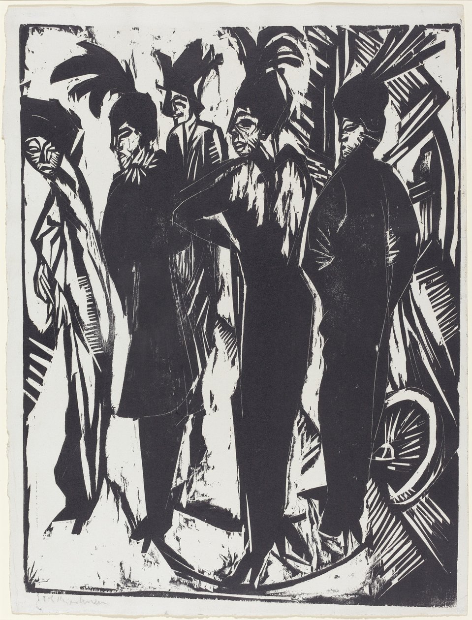 Cinque Donne sulla Strada da Ernst Ludwig Kirchner