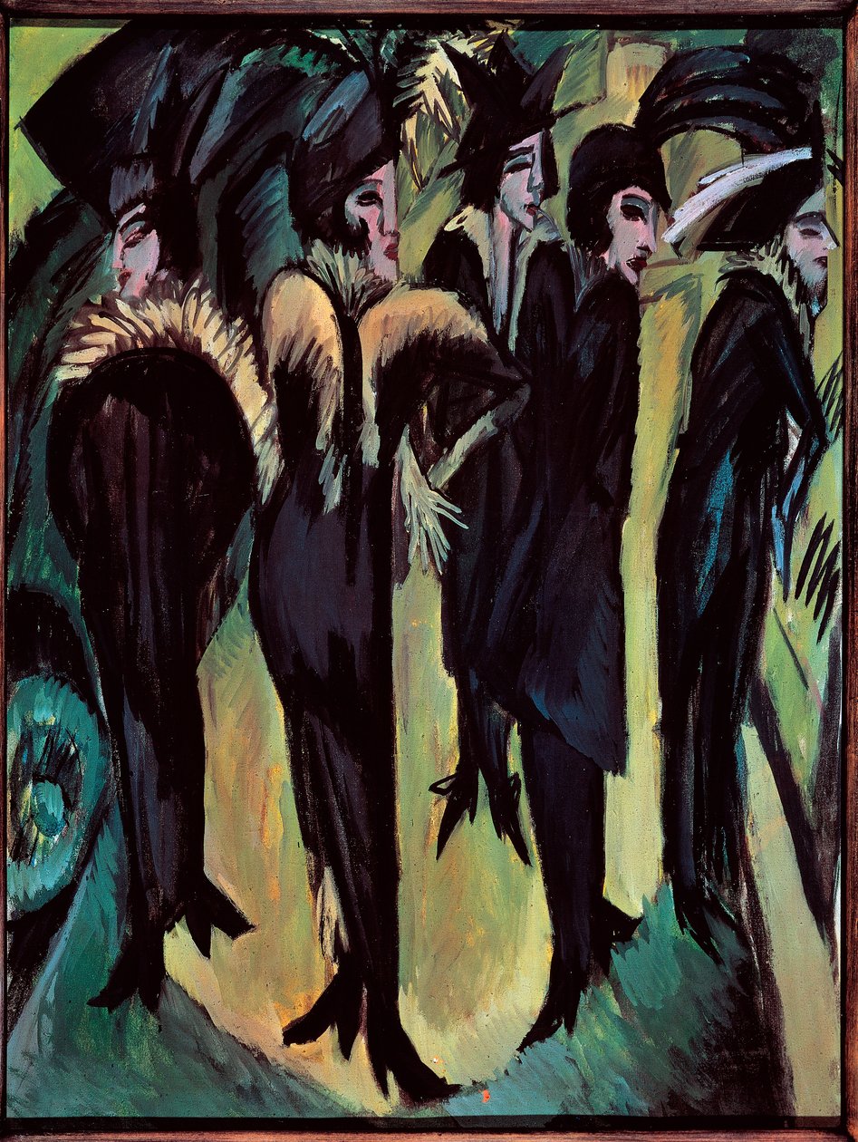 Cinque donne per strada da Ernst Ludwig Kirchner