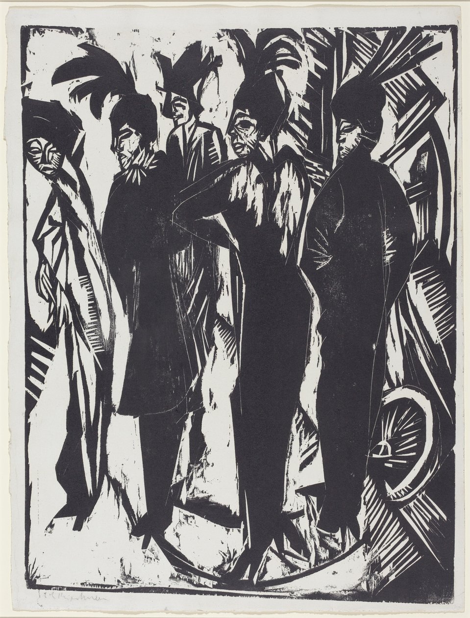 Cinque donne per strada da Ernst Ludwig Kirchner