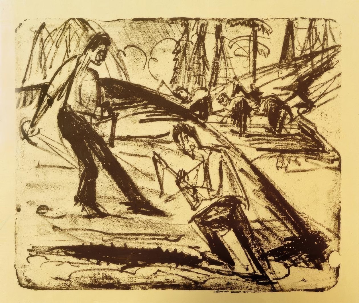 Lavoro primaverile da Ernst Ludwig Kirchner