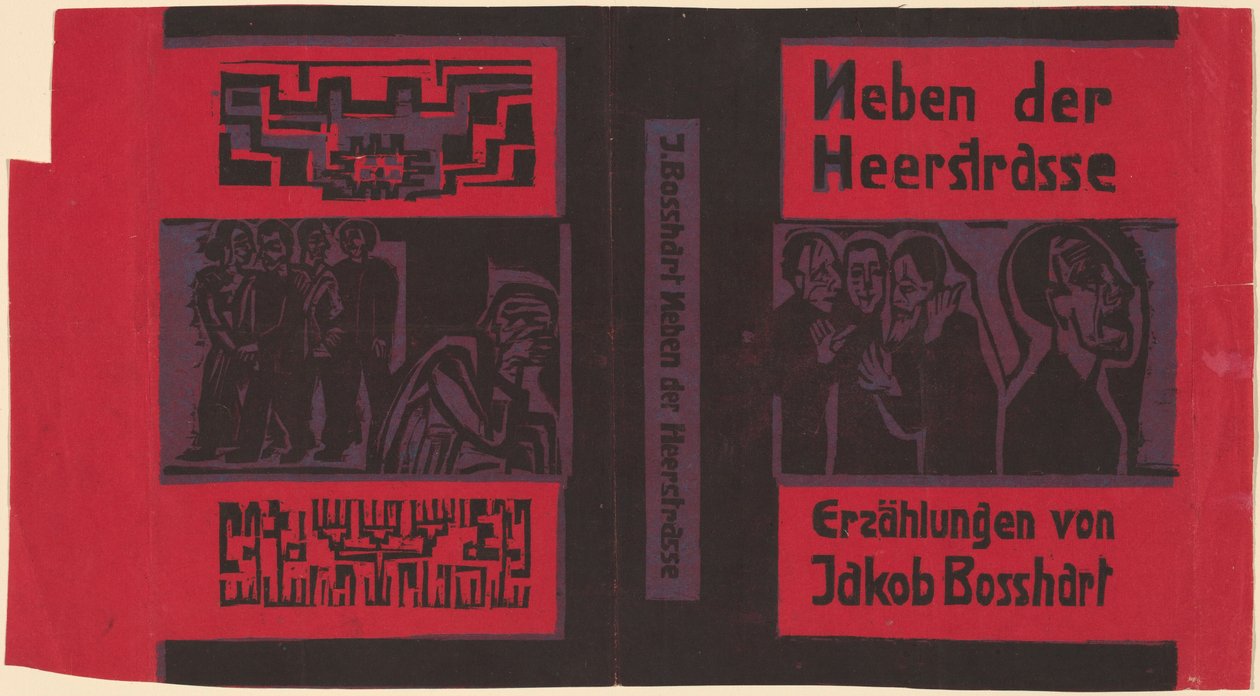 Jakob Bosshart: Vicino alla strada principale da Ernst Ludwig Kirchner