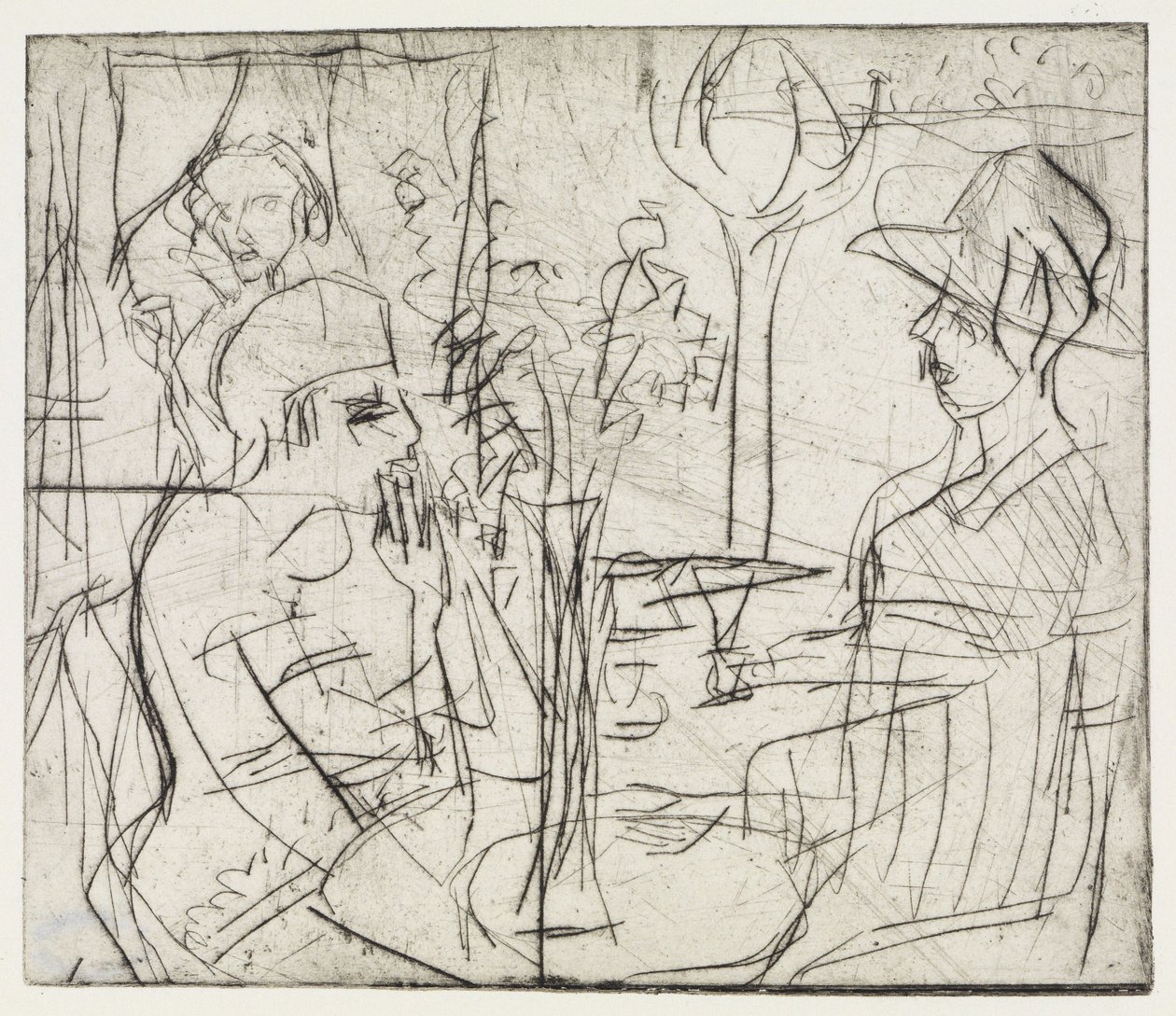 Cave di ghiaia/Al bar da Ernst Ludwig Kirchner
