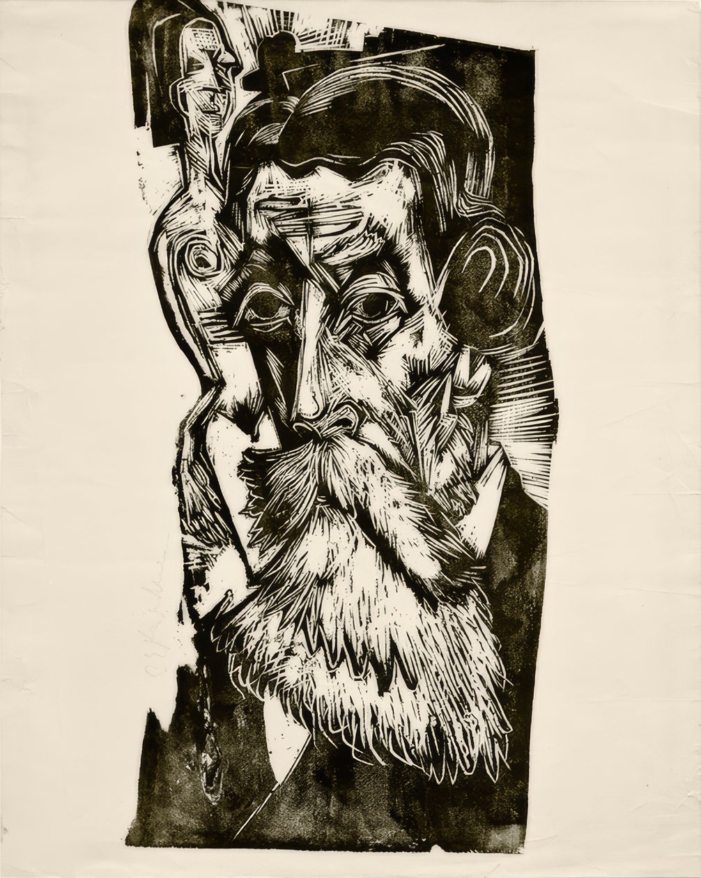 Testa di Ludwig Schames da Ernst Ludwig Kirchner