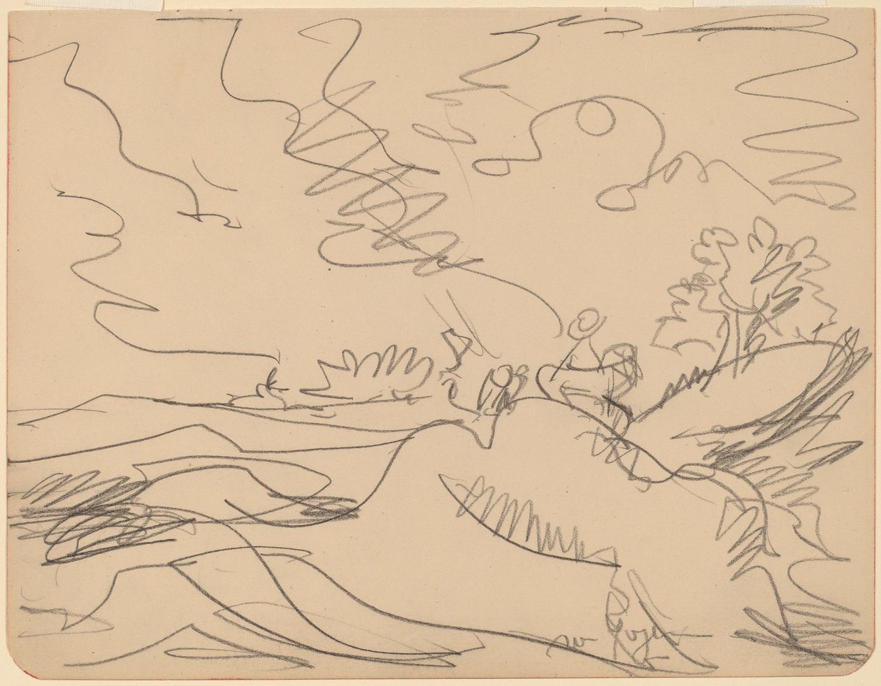 Paesaggio nel Taunus da Ernst Ludwig Kirchner