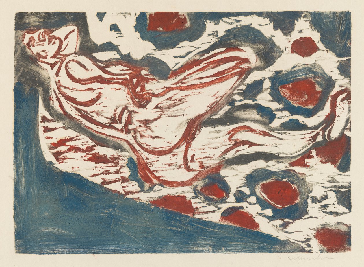 Liegender Akt (Nudo reclinato) da Ernst Ludwig Kirchner