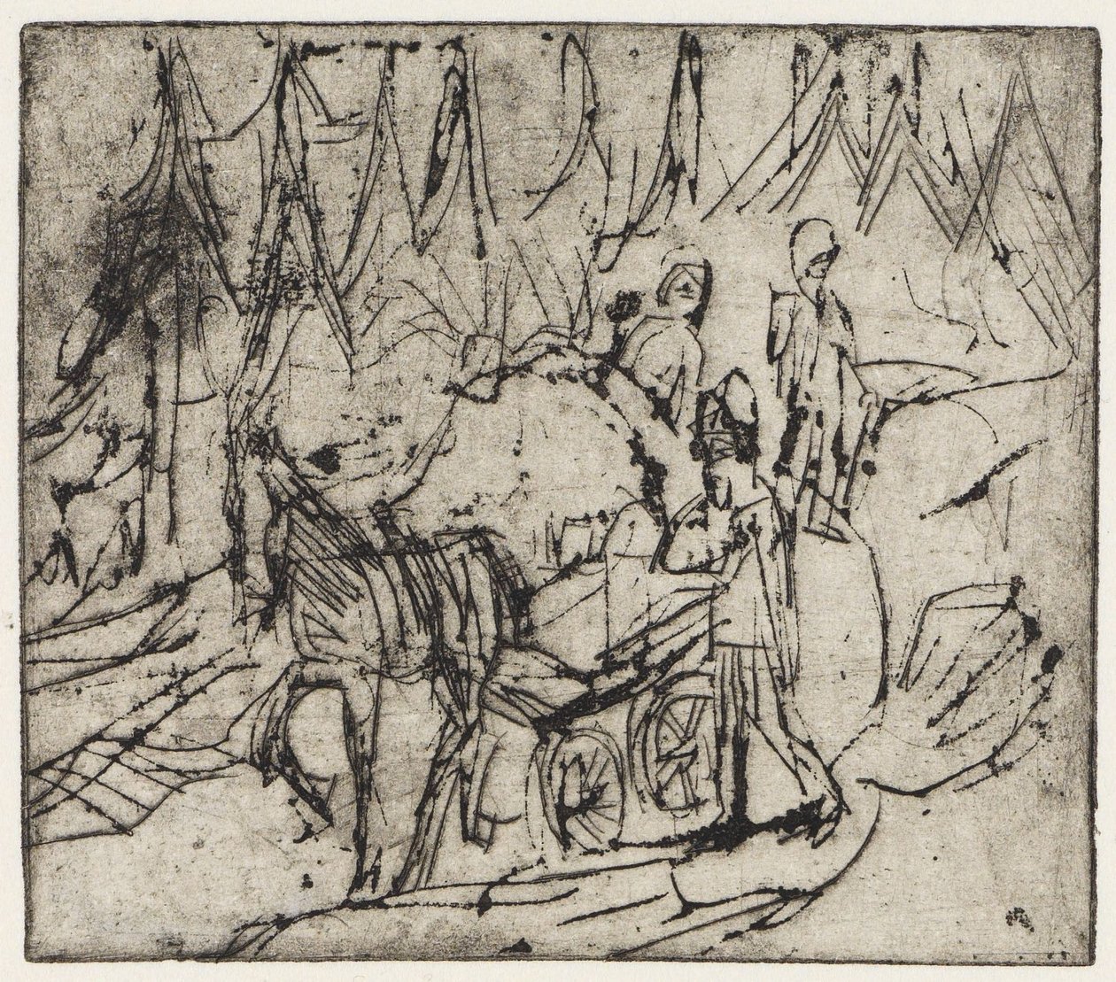 Carro del latte da Ernst Ludwig Kirchner