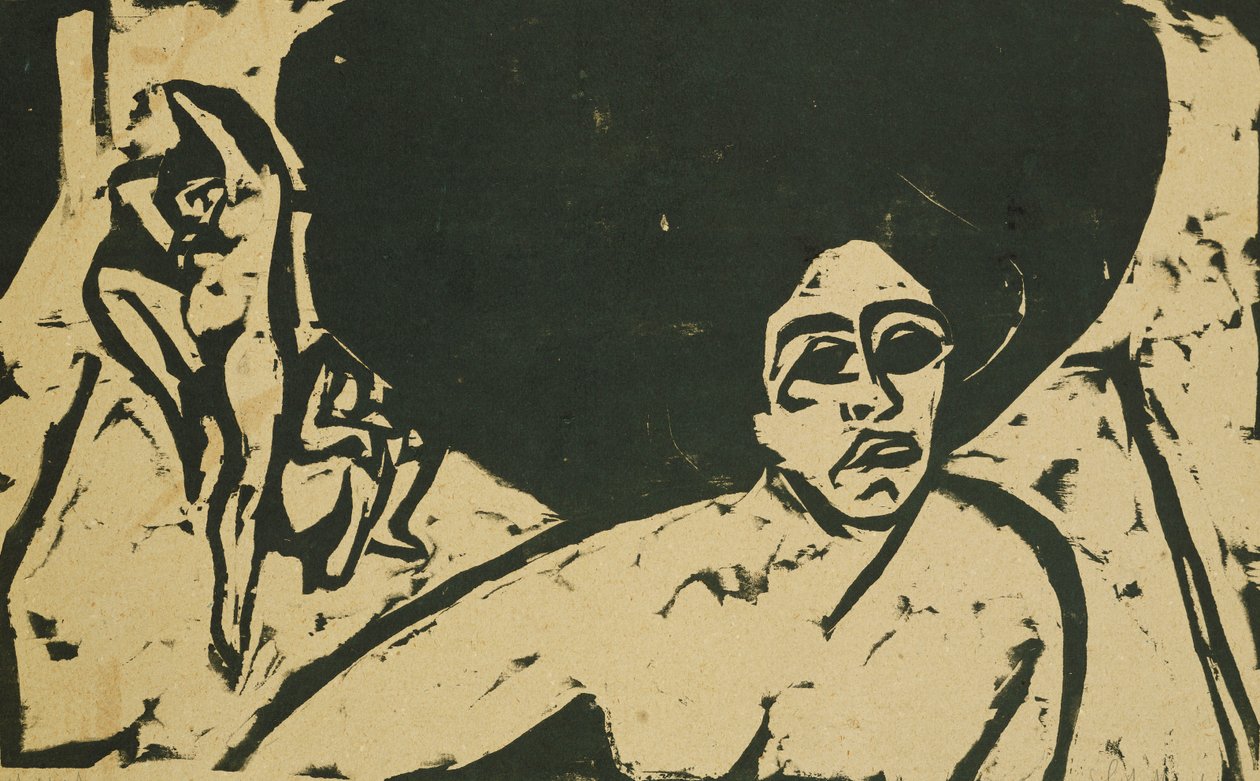 Danzatrici Nude, 1909 da Ernst Ludwig Kirchner