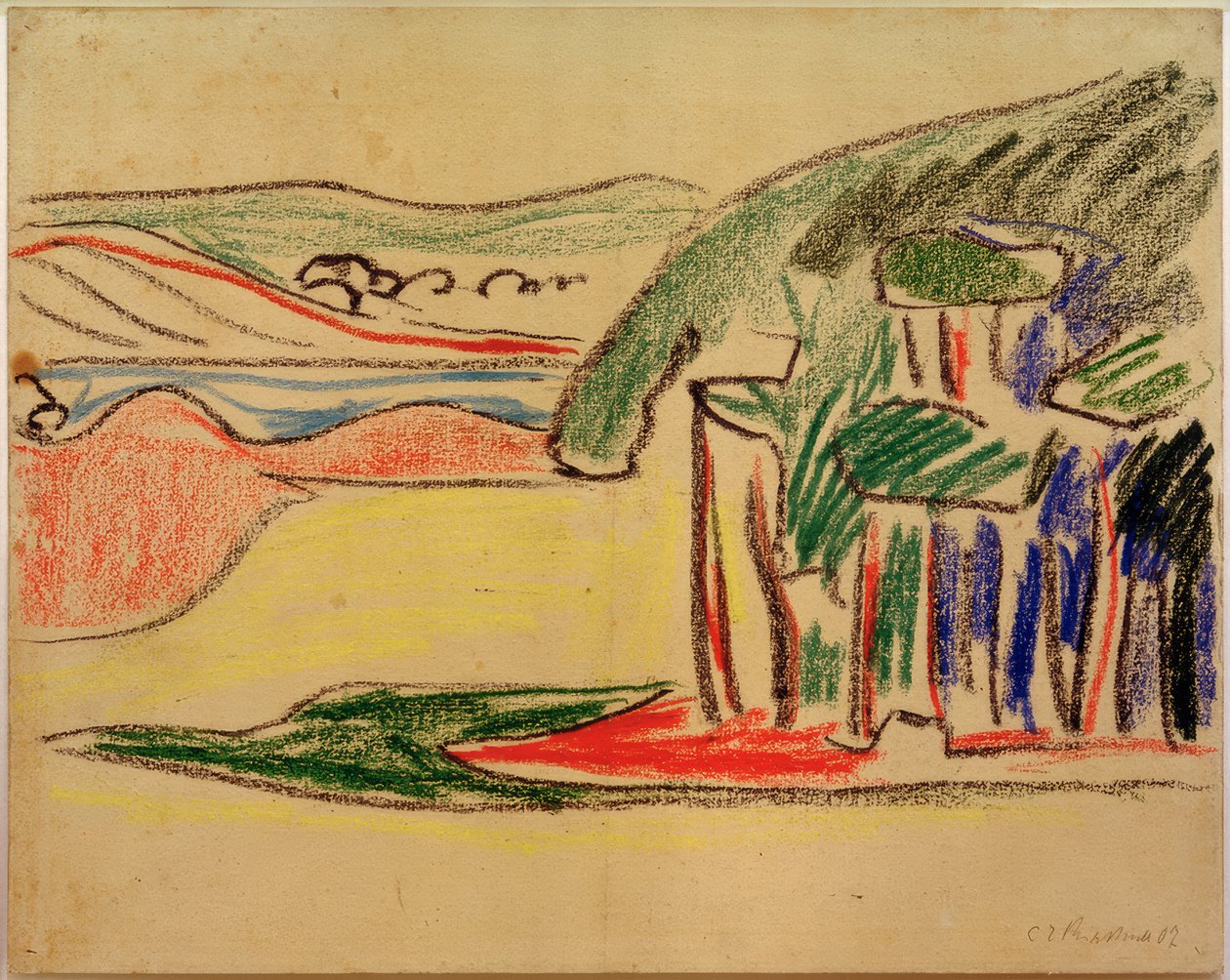 Senza titolo (stagni di Moritzburg) da Ernst Ludwig Kirchner