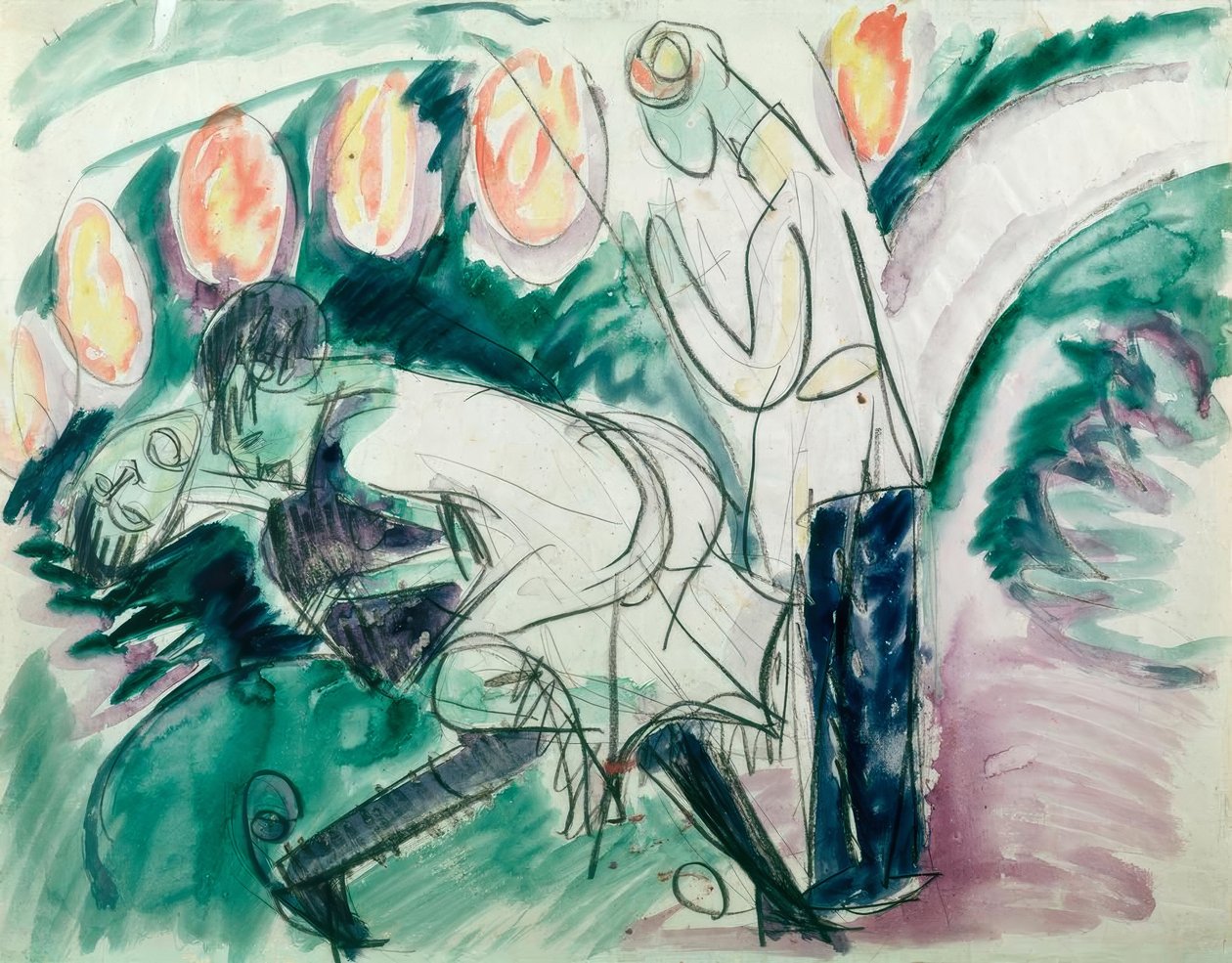 Pantomima III da Ernst Ludwig Kirchner