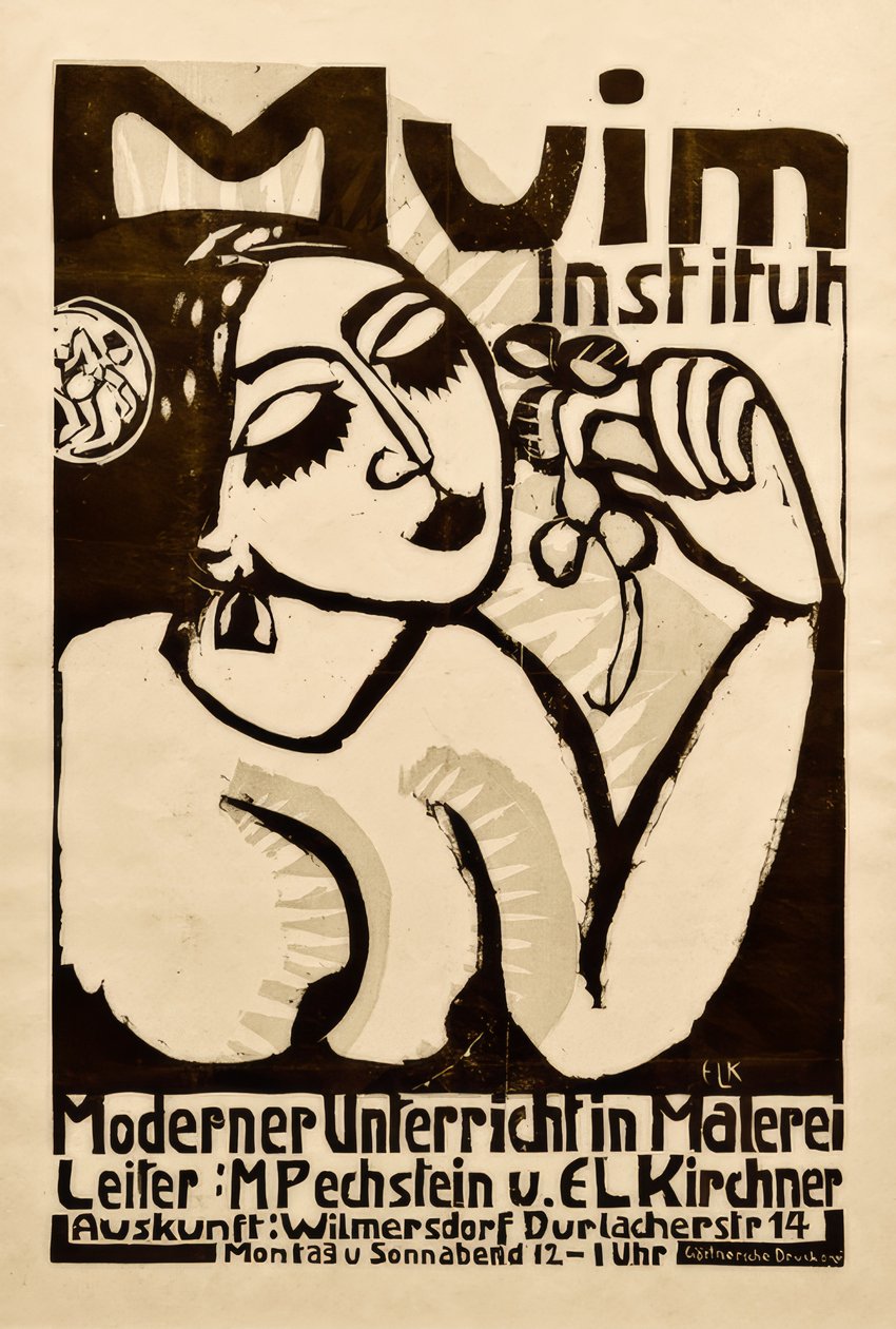 Poster Muim Institut da Ernst Ludwig Kirchner
