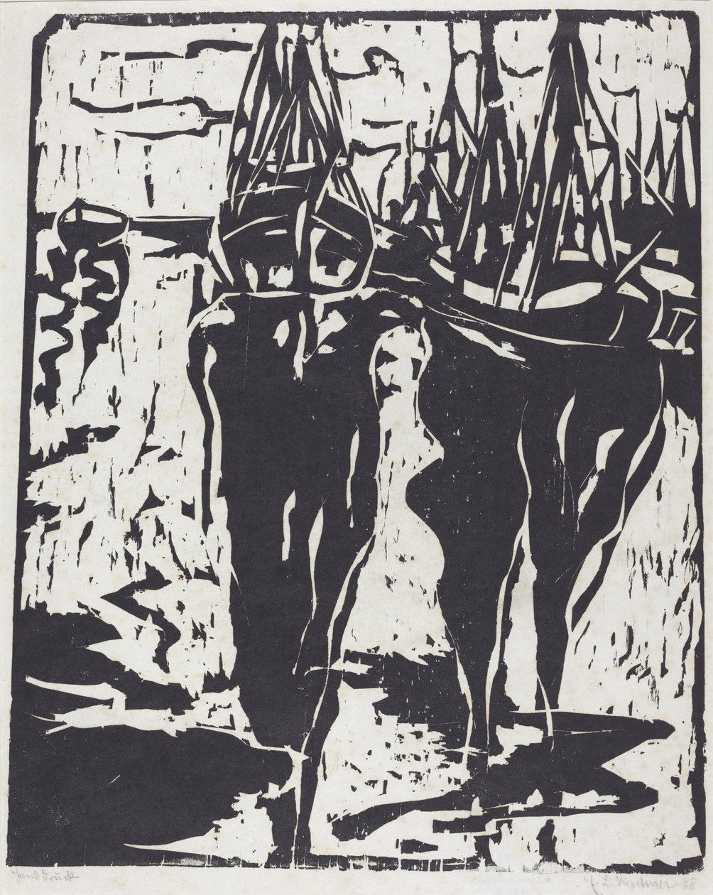 Scena del porto da Ernst Ludwig Kirchner