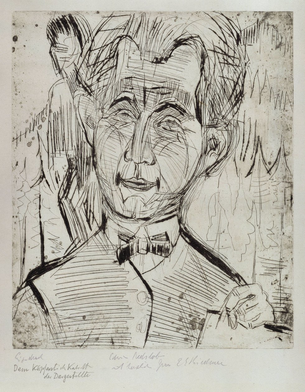 Ritratto del dottor Redslob da Ernst Ludwig Kirchner