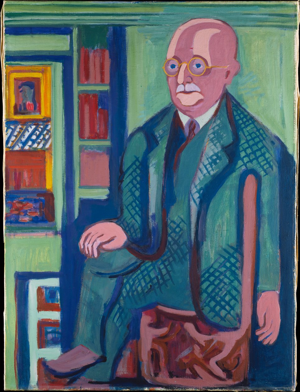 Ritratto del dottor Carl Hagemann da Ernst Ludwig Kirchner