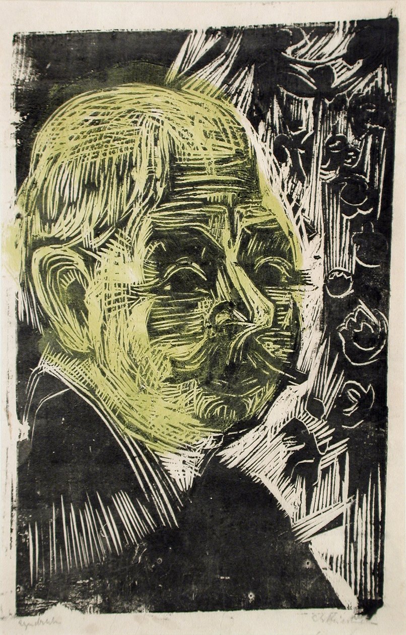 Ritratto del Dr. Spengler, 1919 da Ernst Ludwig Kirchner