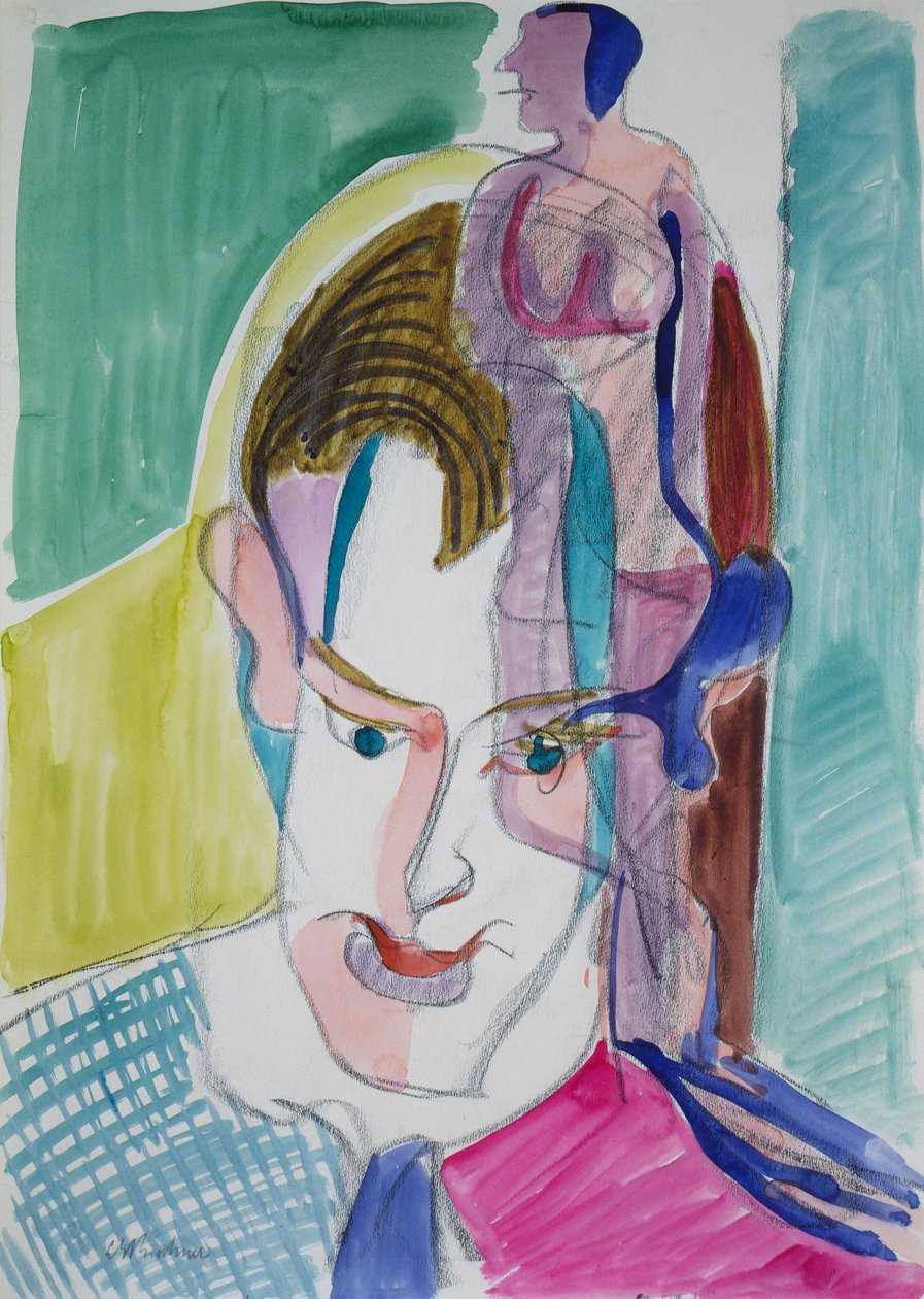 Ritratto di un giovane uomo da Ernst Ludwig Kirchner