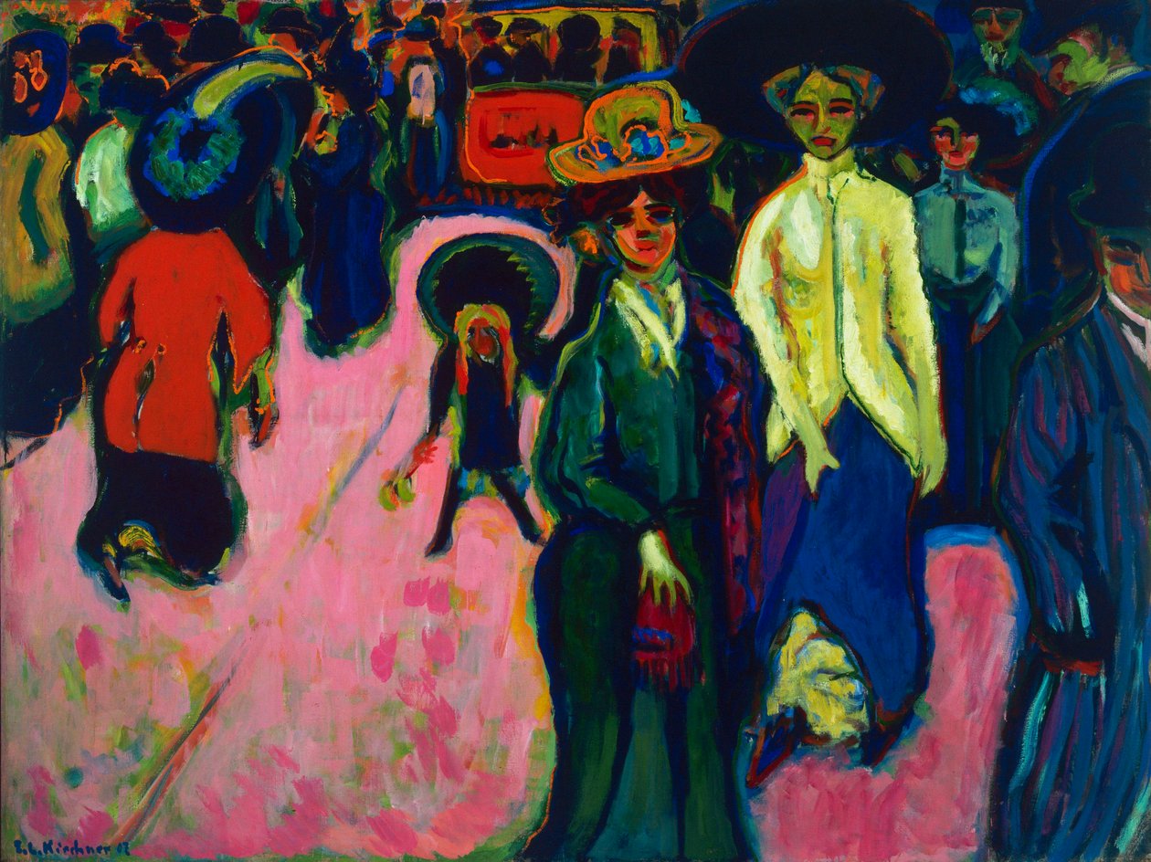 Strada, Dresda da Ernst Ludwig Kirchner