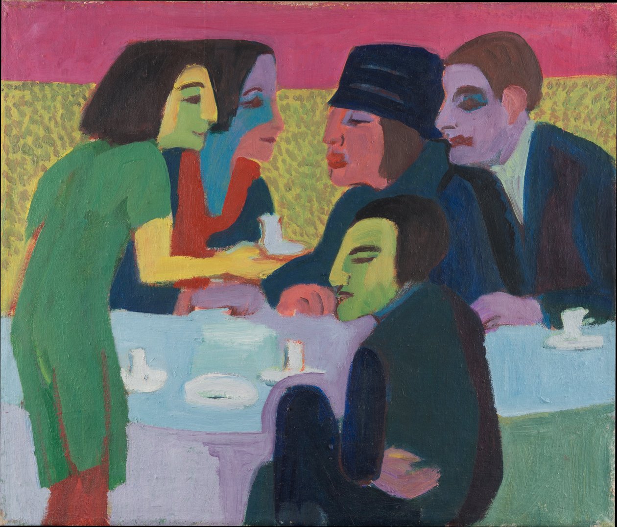 Scena in un caffè da Ernst Ludwig Kirchner