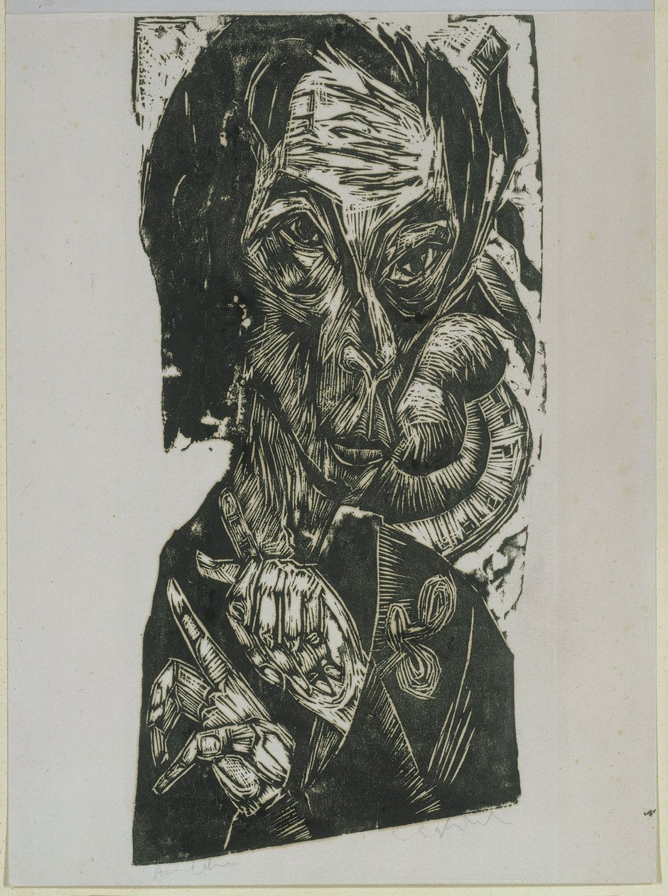 Autoritratto da Ernst Ludwig Kirchner