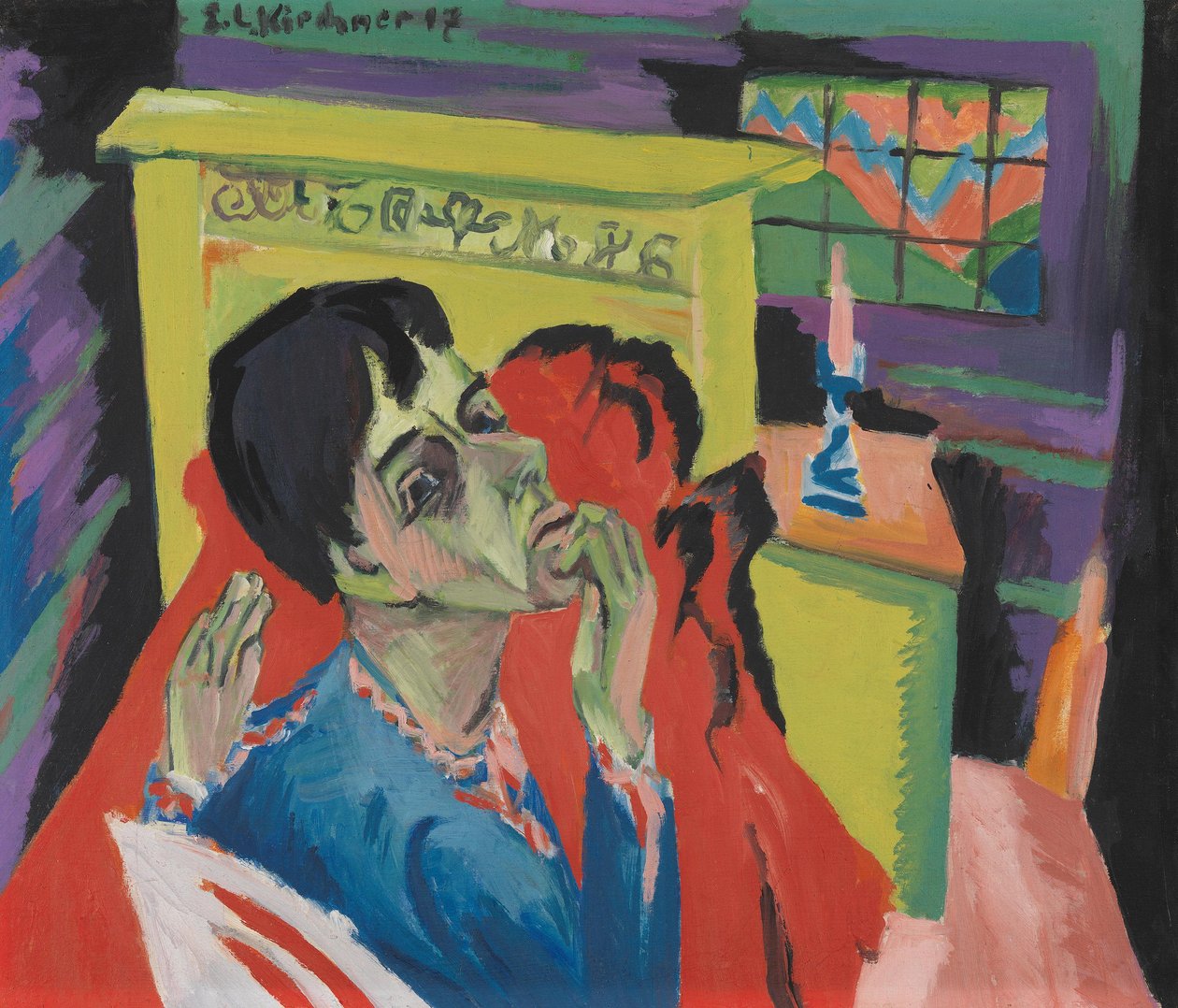 Autoritratto come malato (Il malato) da Ernst Ludwig Kirchner