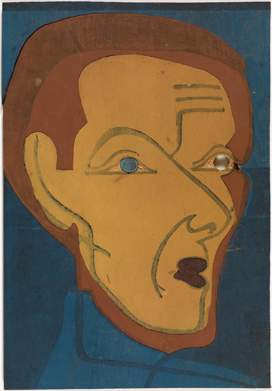Autoritratto, xilografia a colori I da Ernst Ludwig Kirchner