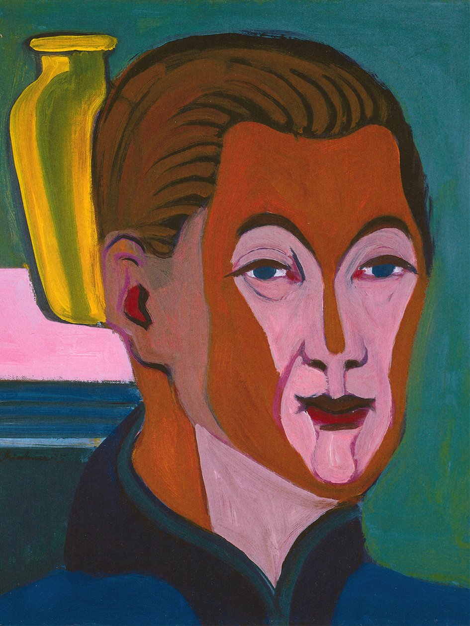 Autoritratto, 1925 da Ernst Ludwig Kirchner
