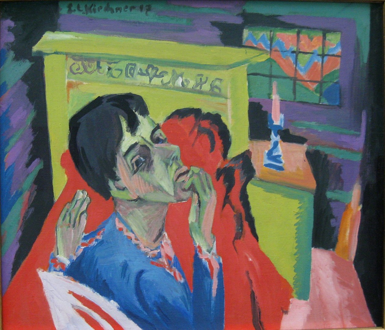 Autoritratto da malato da Ernst Ludwig Kirchner
