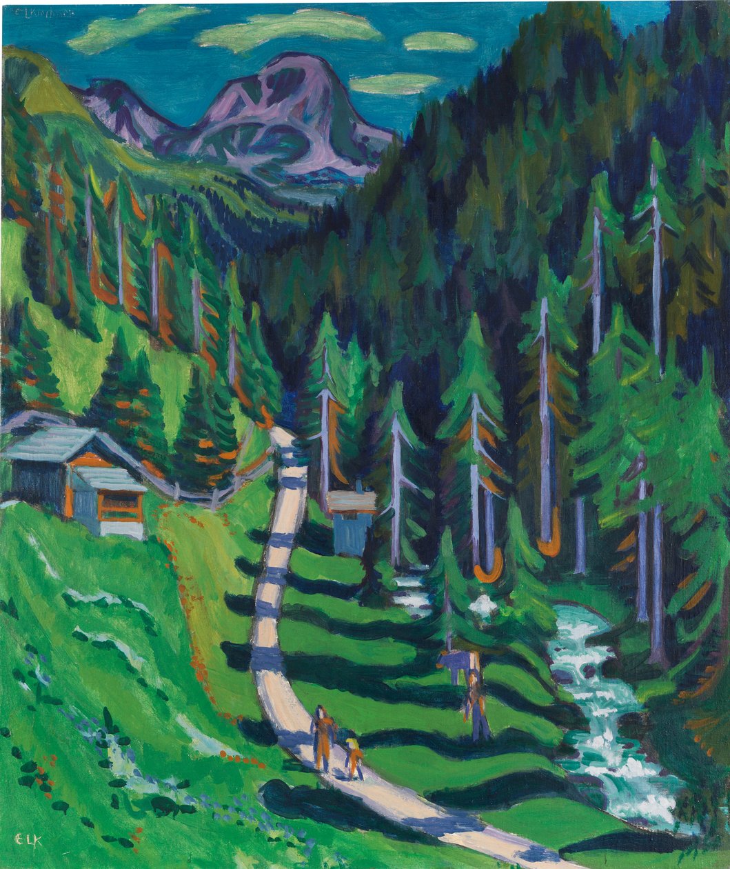 Sertigweg, 1937 da Ernst Ludwig Kirchner