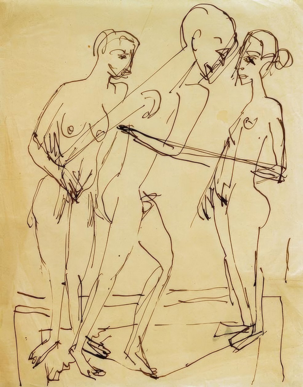 Danza tra le donne da Ernst Ludwig Kirchner