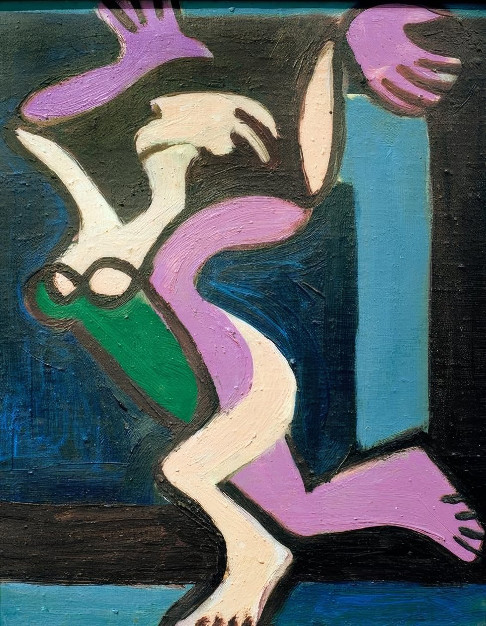 Nudo di donna danzante, Gret Palucca da Ernst Ludwig Kirchner
