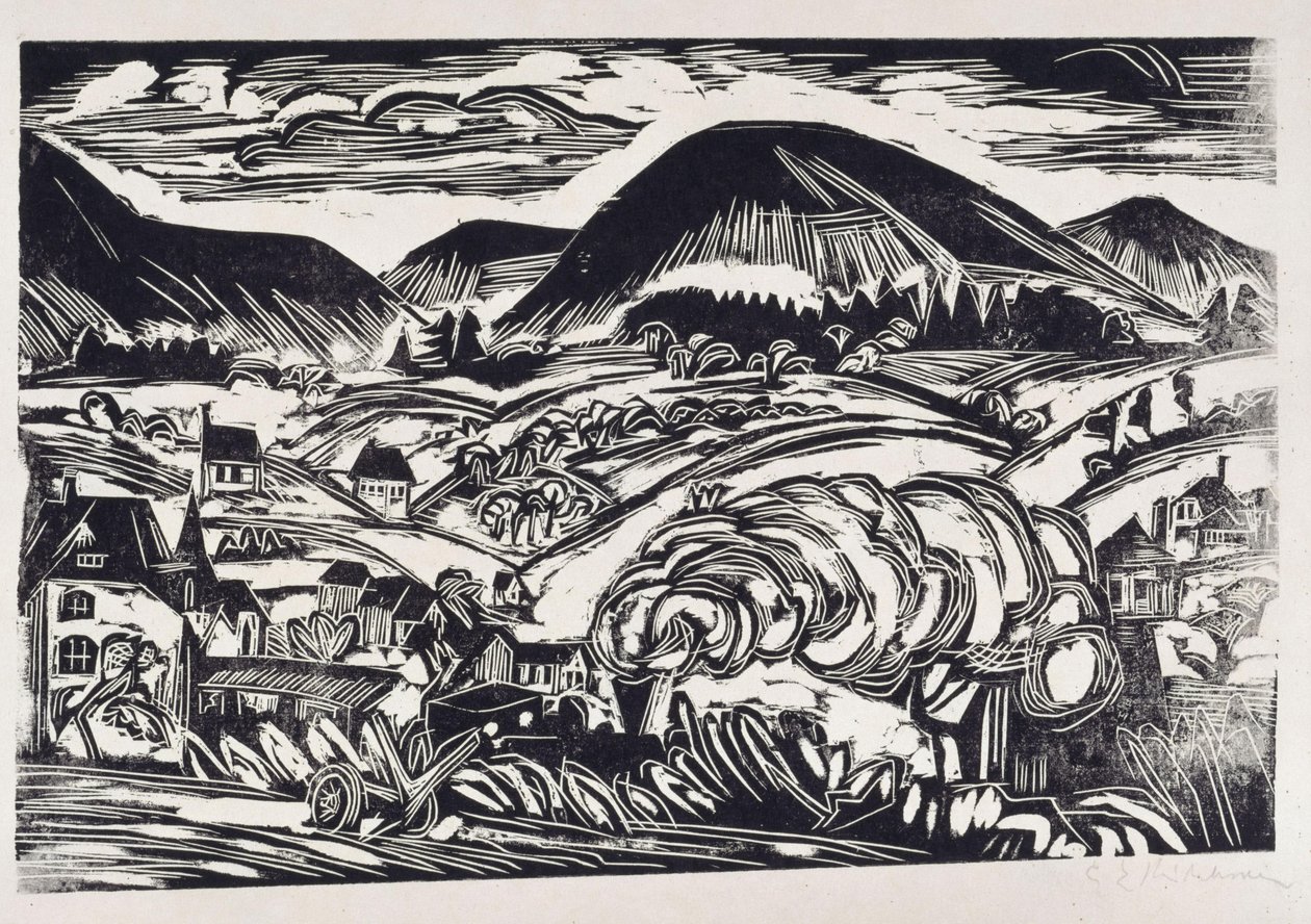 Paesaggio del Taunus da Ernst Ludwig Kirchner