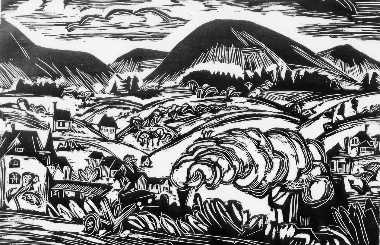 Paesaggio del Taunus da Ernst Ludwig Kirchner