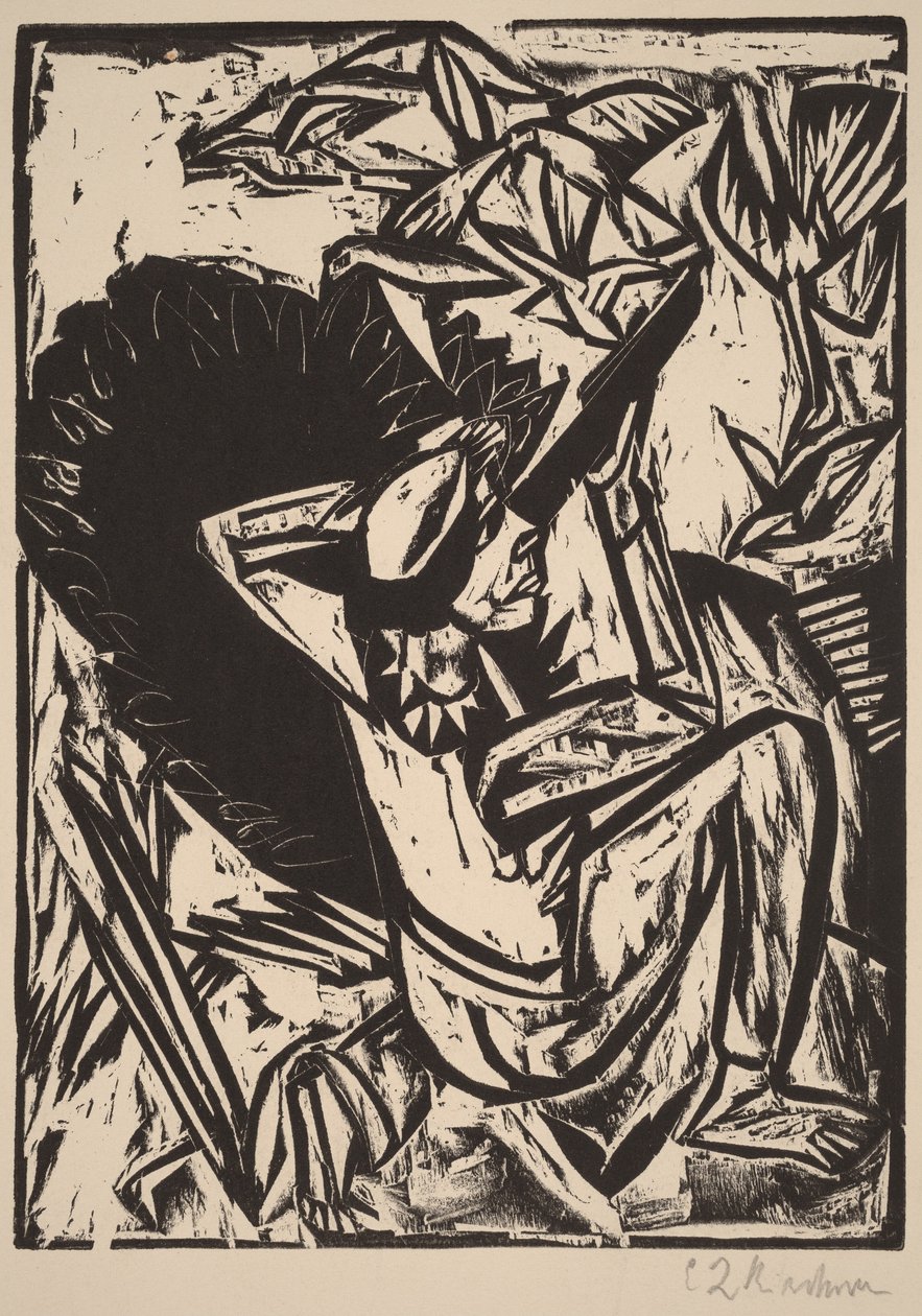 Il cacciatore di gabbiani da Ernst Ludwig Kirchner