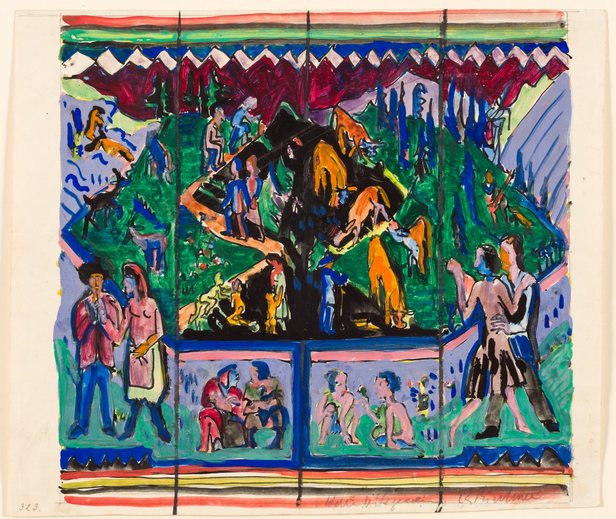 La vita (progetto Hagemann) da Ernst Ludwig Kirchner