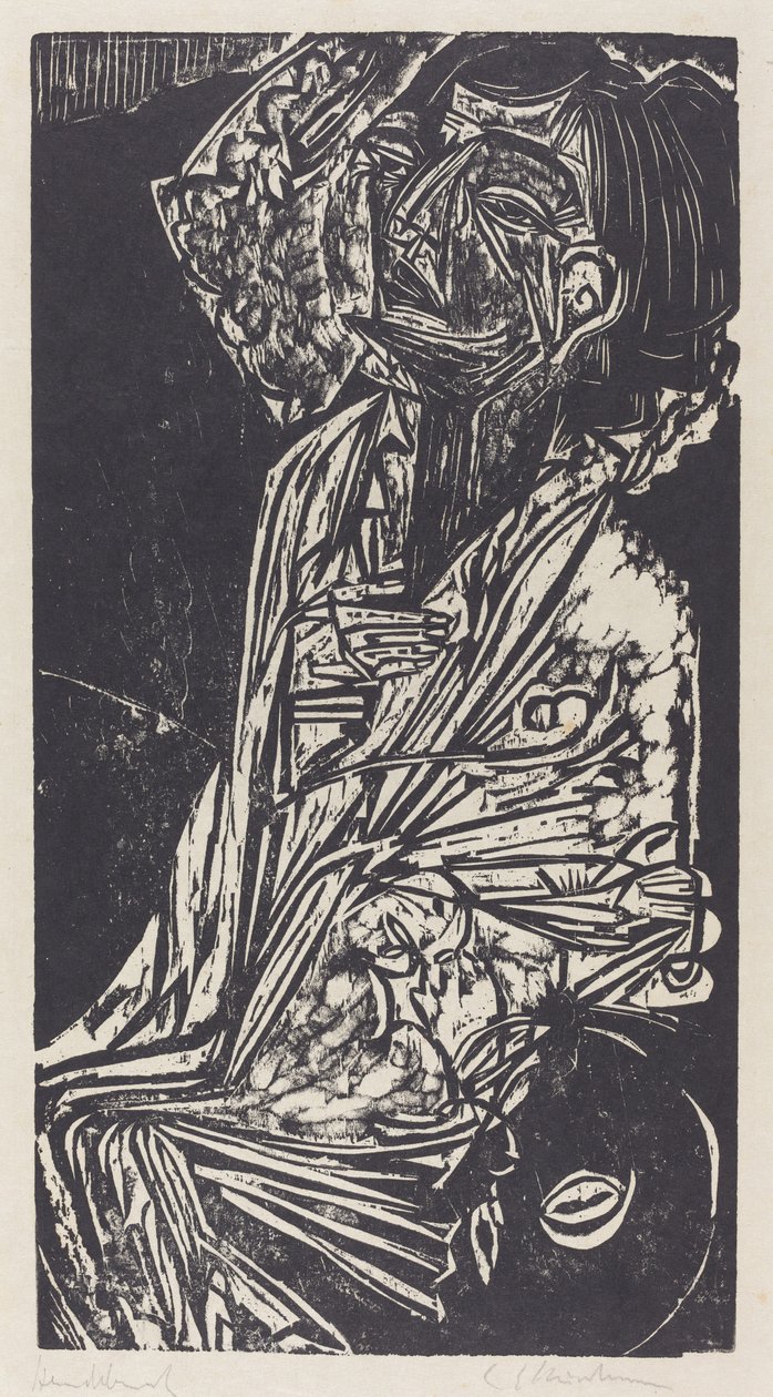 La Moglie del Professor Goldstein da Ernst Ludwig Kirchner
