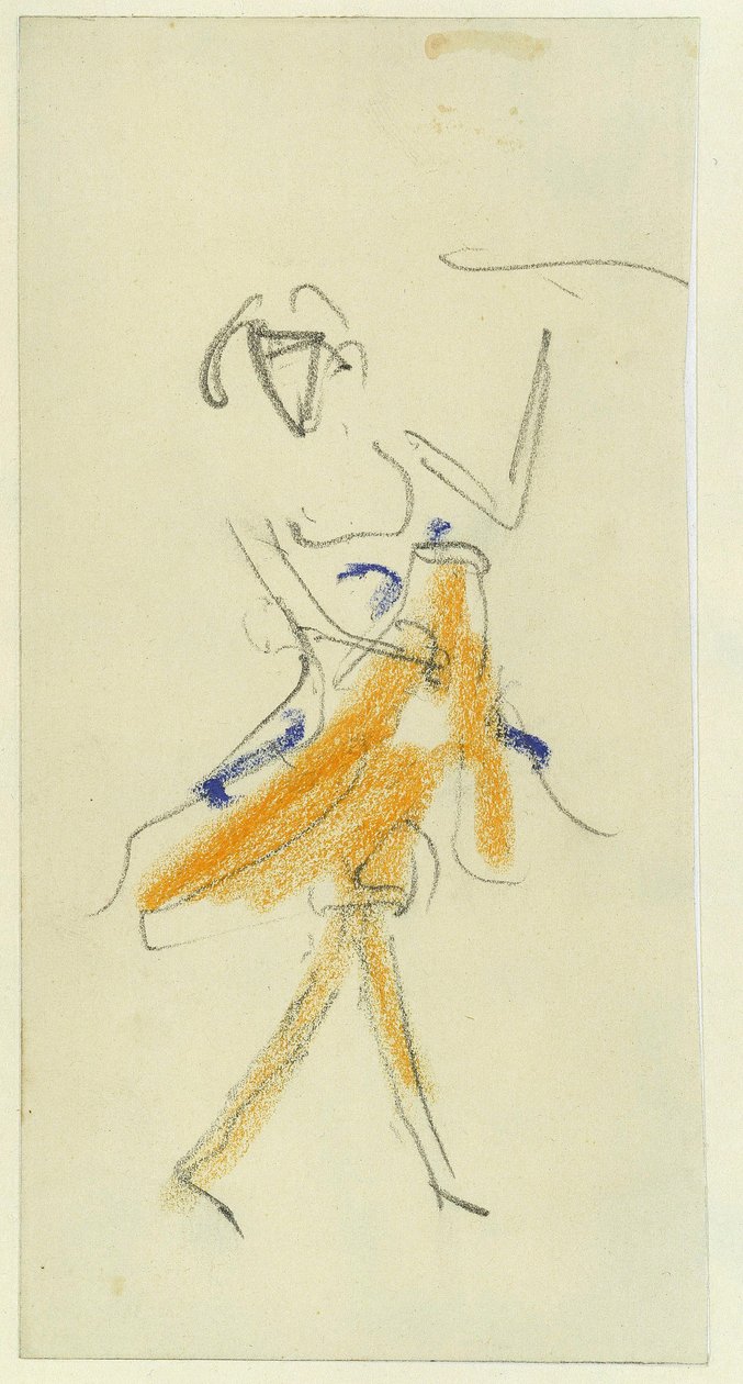 Una ballerina da Ernst Ludwig Kirchner