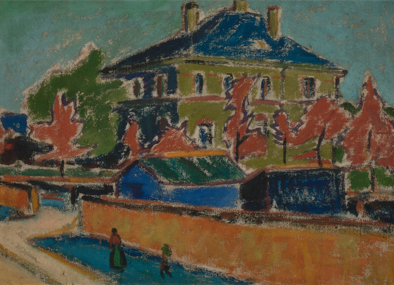 Villa a Dresda da Ernst Ludwig Kirchner