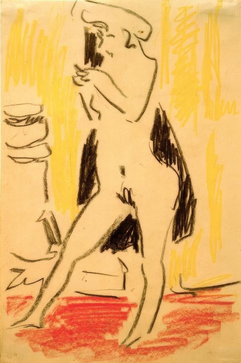 Modello femminile da Ernst Ludwig Kirchner