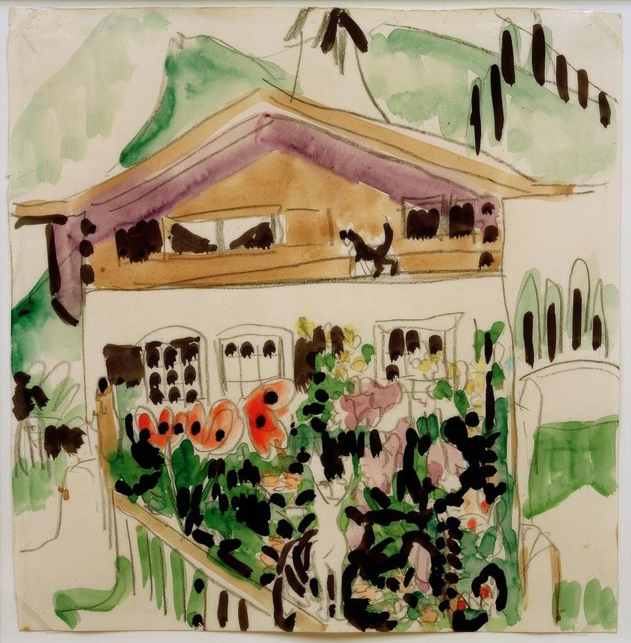 Casa di montagna da Ernst Ludwig Kirchner