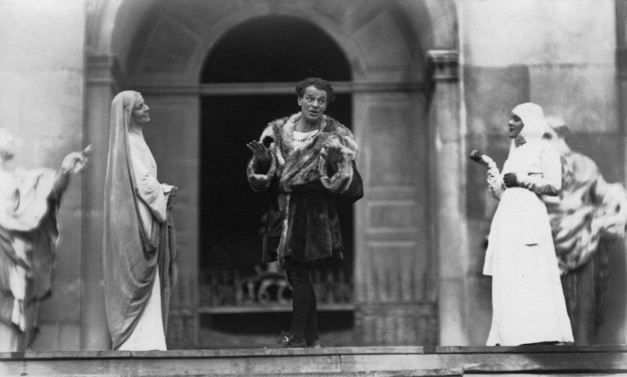 Performance di Jedermann, Festival di Salisburgo, Austria, XX secolo da Ernst Maier