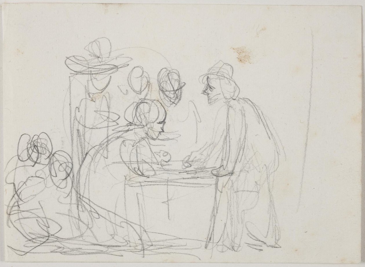 Studio per "Il letterato e la ragazza" da Ernst Meyer