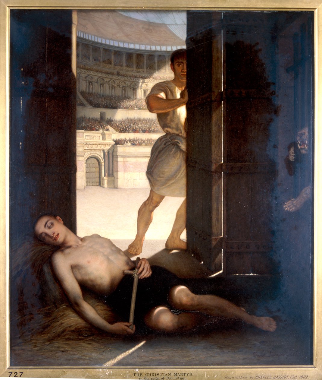 Un Martire Cristiano da Ernst Slingeneyer