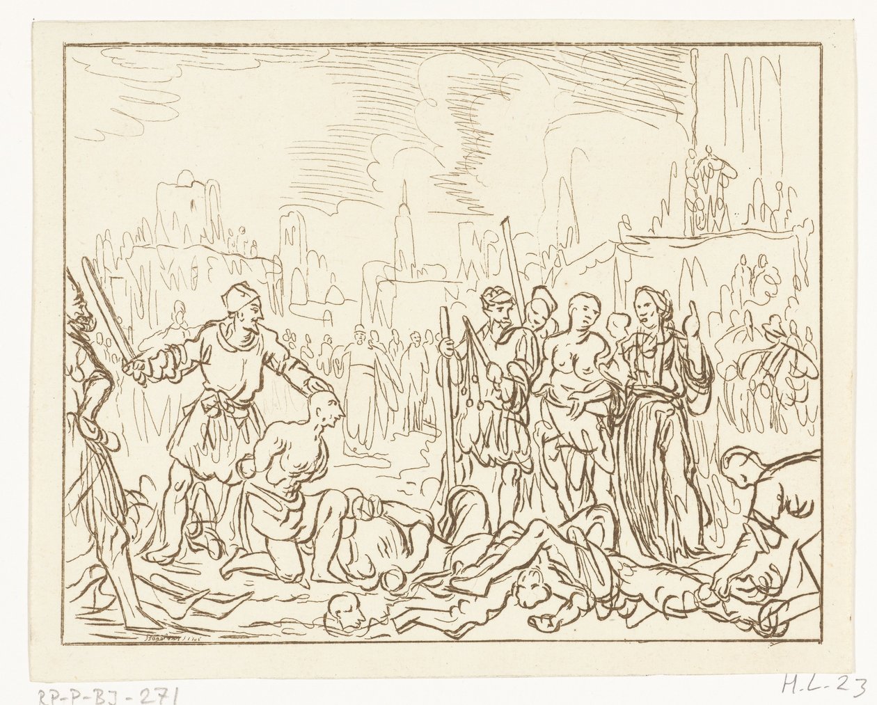 Felicitas e i suoi sette figli decapitati da Ernst Willem Jan Bagelaar